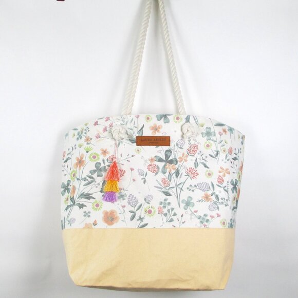 LARGE LAURA ASHLEY TOTE BAG - Picture 4 of 16